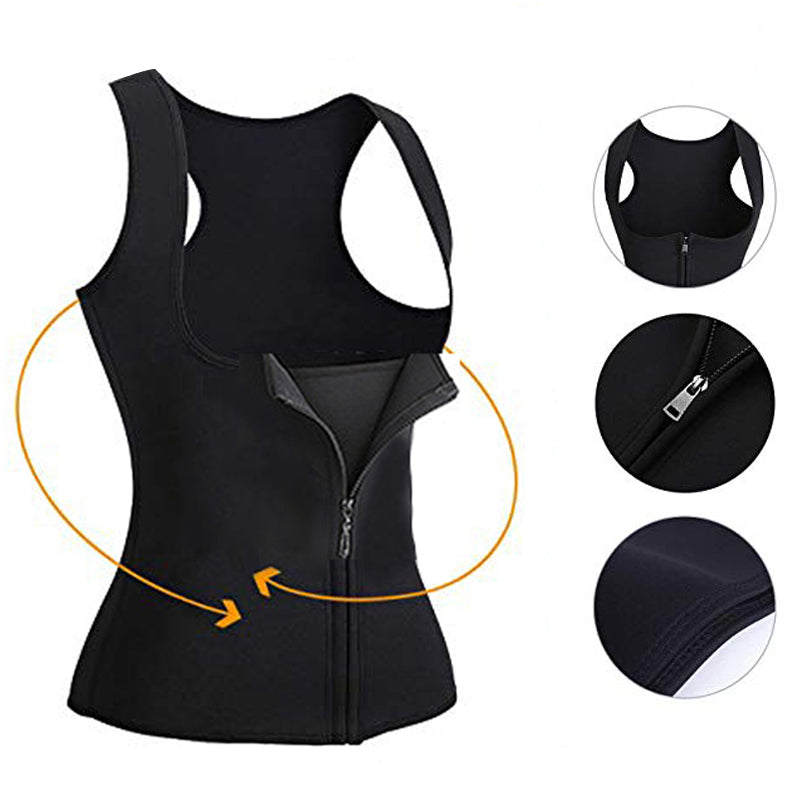 Women's Sauna Suit Workout Sweat Body Shaper