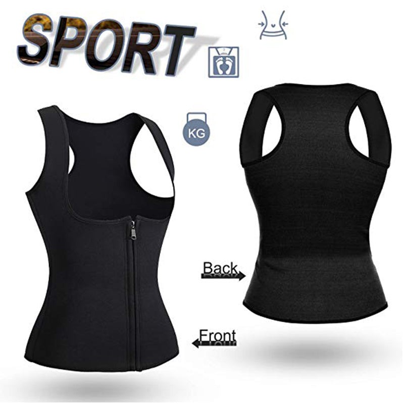 Women's Sauna Suit Workout Sweat Body Shaper