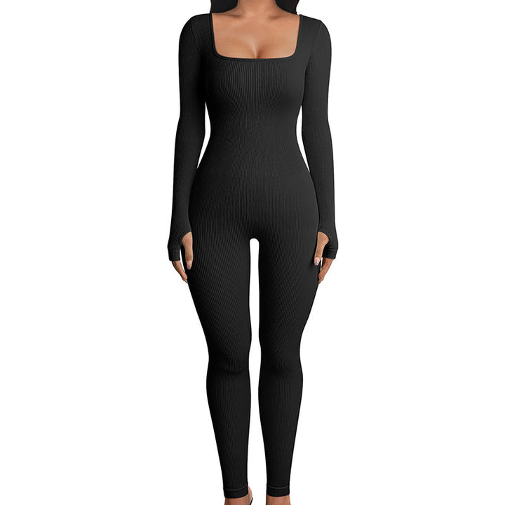 Seamless Jumpsuit Long Sleeve Bodysuits