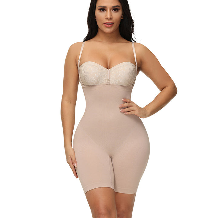 One-piece Shapewear With Tummy Straps